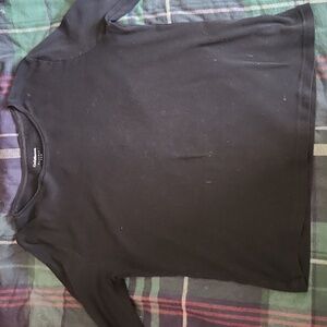 Croft & Barrow Black Long Sleeve Shirt